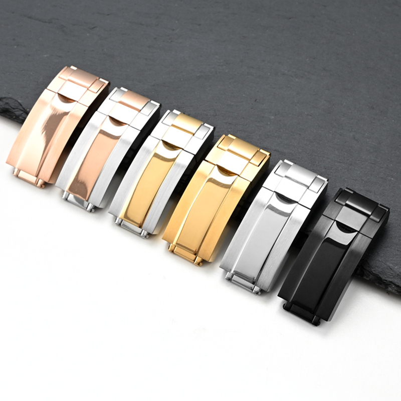 Luxury Watch Investment - Roestvrij stalen horlogesluiting vouwgesp met veiligheid