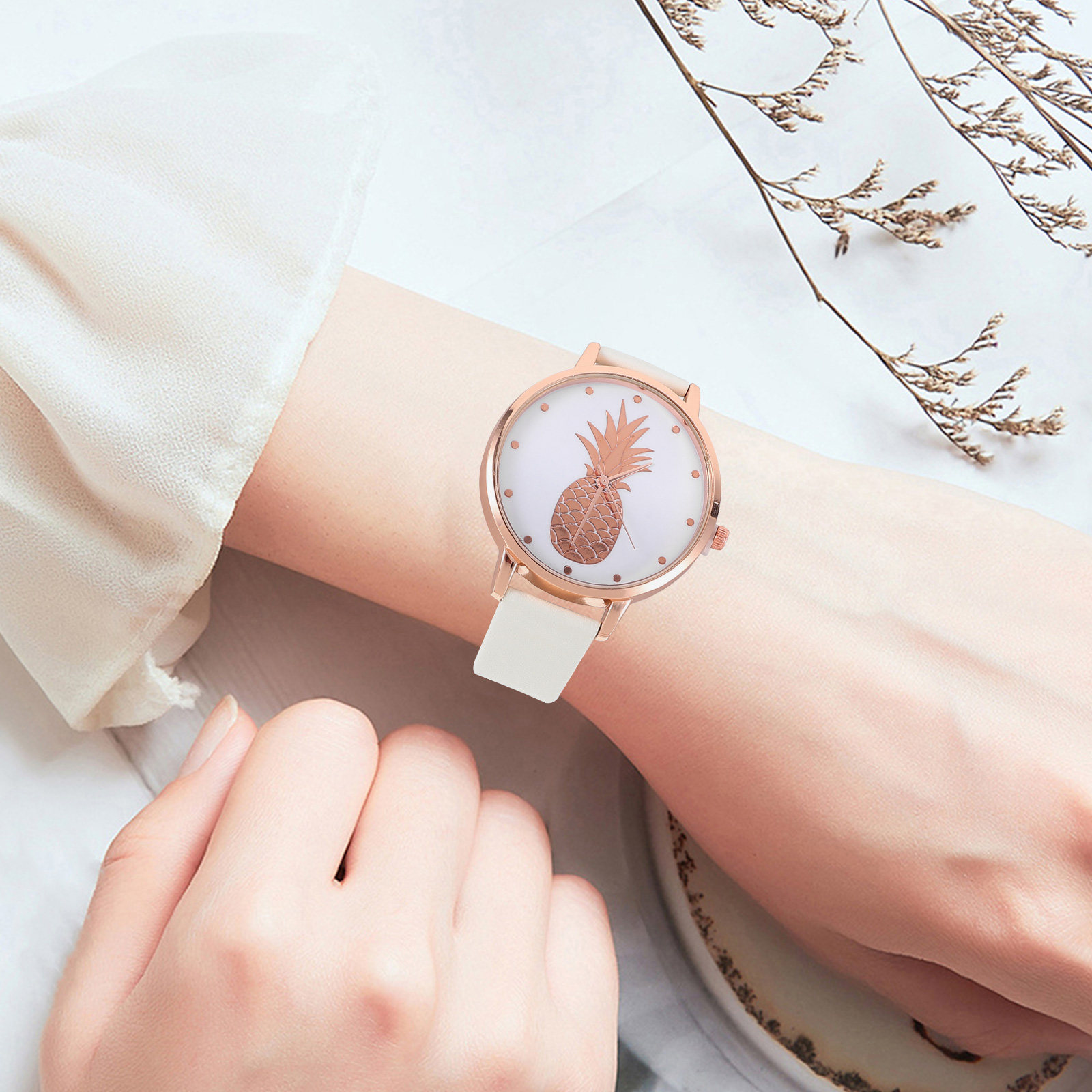 Dameshorloge met een ananaspat - Luxury Watch Gift For Her recensie en prijs