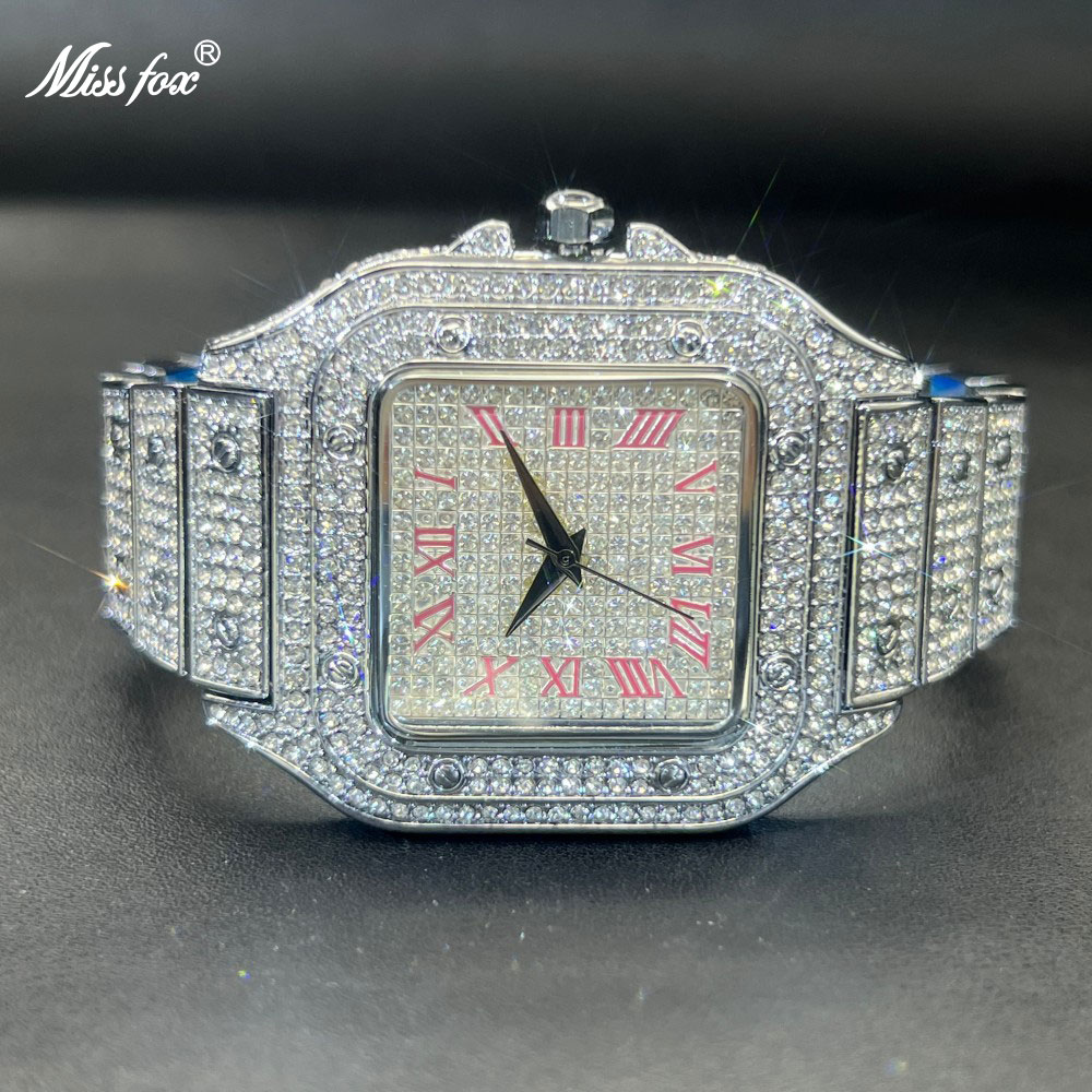 MISSFOX Iced Out Mannen Horlog - Luxury Watch Iceberg recensie en prijs